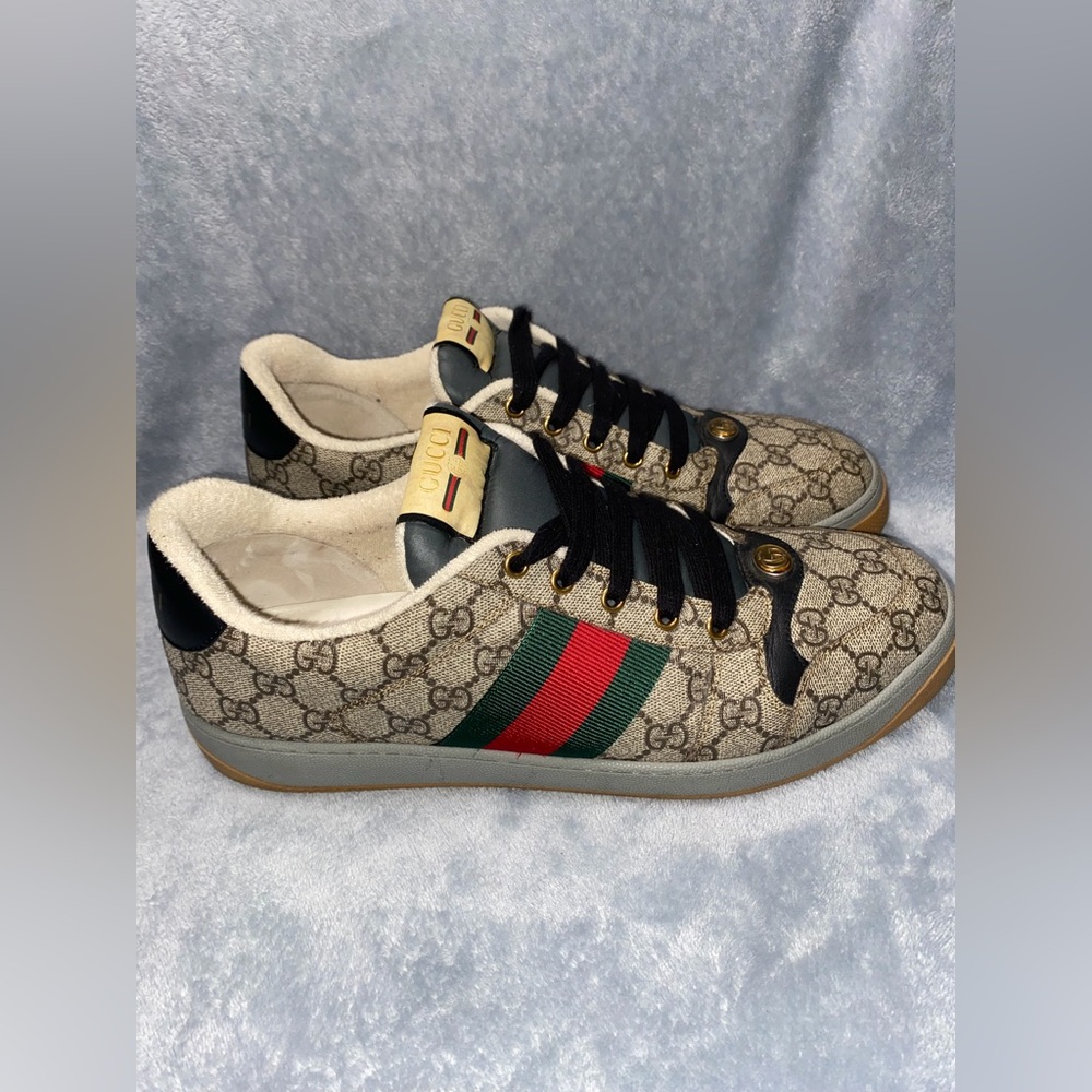 Screener GG Supreme Canvas Sneakers - Picture 2 of 16